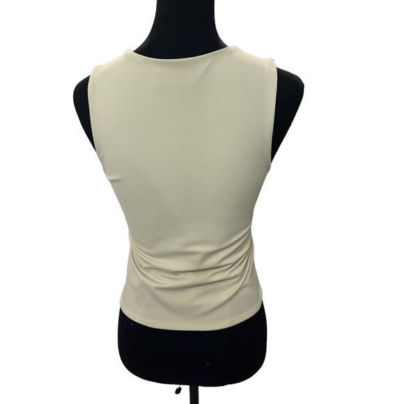New ~ OPEN EDIT , NORDSTROM ~ Tan Oxford Smooth Edit Crewneck Tank Top Size M - Picture 5 of 10